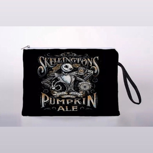 Jack Skellingtions Pumpkin‎ Ale wristlet/ makeup bag